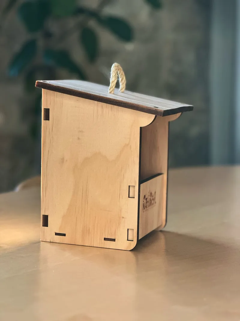 Caja Nido para Petirrojo y Colirrojo